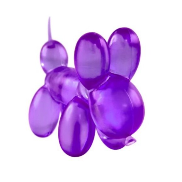 Gummy Balloon Dogs Stretchy Squeezy — Learning Express Gifts Gummy Balloon Dogs Super Stretchy Toy Purple